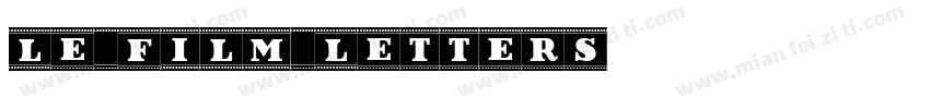Le Film Letters字体转换